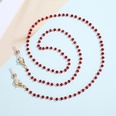simple ethnic style color rice bead mask chain hanging neck glasses chain small beads antilost mask ropepicture23