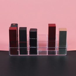 Lipstick shelf 12 lattice spot transparent lip gloss glaze desktop storage boxpicture11