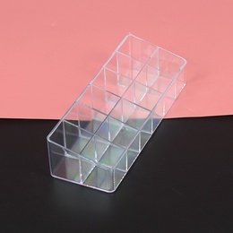 Lipstick shelf 12 lattice spot transparent lip gloss glaze desktop storage boxpicture13
