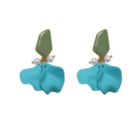 simple blue flower earrings fashion ear jewelry wholesale's discount tags