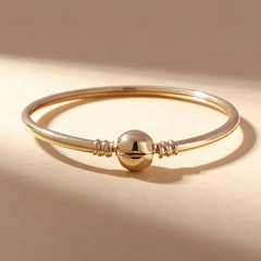 European and American simple small ball creative copper ​bracelet
