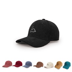 New autumn and winter hat multicolor embroidery dinosaur baseball cap