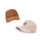 Autumn and winter new widebrimmed sunshade cap cute little duck corduroy baseball cappicture9