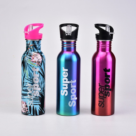 new single-layer stainless steel large-capacity portable water bottle wholesale's discount tags