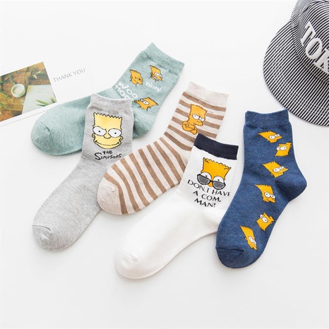 Autumn and winter socks couple middle tube socks cotton middle tube socks wholesale's discount tags