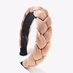 Twisted thick sponge shredded hair band hairpin autumn and winter wide headband