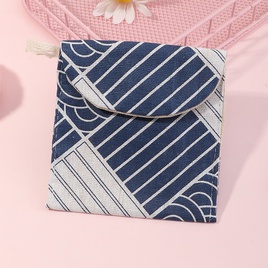 Single cotton linen portable sanitary napkin storage bagpicture12