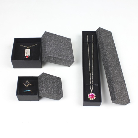 Caja de joyería de papel pequeño regalo colgante pendientes de uñas caja de anillo caja de empaquetado de joyas's discount tags