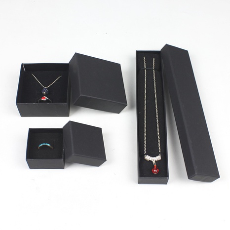 Jewelry packaging box storage box pendant earrings ring display box NHHOK558102's discount tags