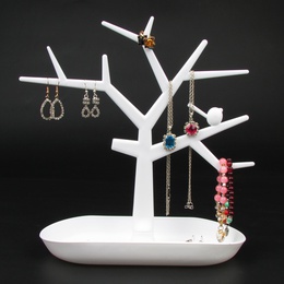 Rotating Display Stand Jewelry Storage Hanging Necklace Earrings Shelf Stand Props Desktop Jewelry Standpicture2