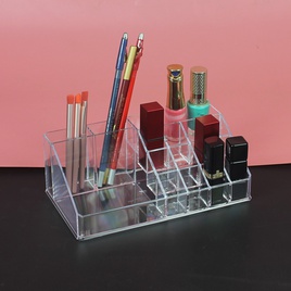 Lipstick shelf 12 lattice spot transparent lip gloss glaze desktop storage boxpicture26
