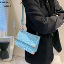 Mode einfarbig Herbsttasche neue einfache weibliche Tasche Schulter Messenger kleine quadratische Taschepicture8