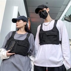 Fashion vest backpack personality functional tactical chest bag