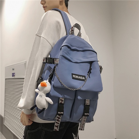 Junior high school student schoolbag campus college backpack's discount tags