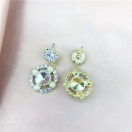 fashion retro pearl round temperament trendy Korean earringspicture10
