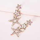 European and American fashion fivepointed star earringspicture10