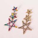 European and American fashion fivepointed star earringspicture11
