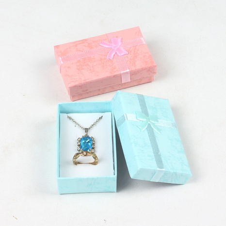 Ensemble de boîte d'emballage de bijoux Petite boîte-cadeau sans papier Boîte à bijoux's discount tags