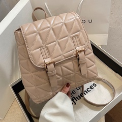 Lingge niche backpack female leisure travel backpack fashion school bag