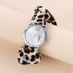 Animal cute noble exquisite watch girls ribbon streamer quartz watch