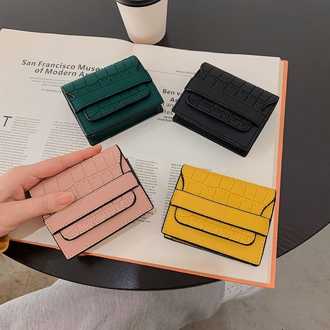 2021 new card bag mini coin purse multi-card short wallet's discount tags