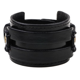 European and American jewelry retro wide leather braceletpicture6