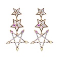 European and American fashion fivepointed star earringspicture13