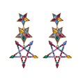 European and American fashion fivepointed star earringspicture14