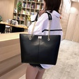simple largecapacity handbag new trendy rhombus chain solid color shoulder bagpicture12