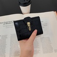Brieftasche Damen kurze Geldbrse 2021 neue koreanische Version Schloss Schnalle Brieftaschepicture11