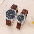 Small Digital Dial Simple Fashion PU Strap Couple Watchpicture21