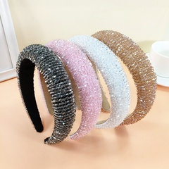 classic rhinestone headband simple and fashionable hairband