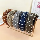 new retro pearl knotted hairband simple widebrimmed hair accessoriespicture9