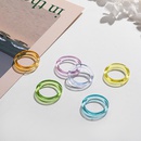 Korean candy color resin ring geometric color one size ring set NHLL560921picture10