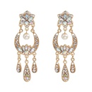 Pendientes de diamantes de borla de aleacin retro barroco con personalidad europea y americana de modapicture9