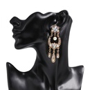Pendientes de diamantes de borla de aleacin retro barroco con personalidad europea y americana de modapicture12
