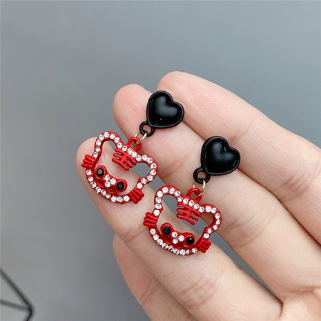 Chinese New Year festivel red little tiger earrings wholesale  NHFS561479's discount tags