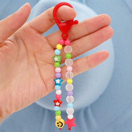Böhmische Harz runde Perlen Smiley handgemachte Perlen Schlüsselanhänger's discount tags