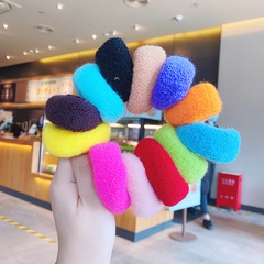 candy color high elastic hair rope simple thick intestine hair towel ring head rope headband