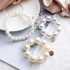 coiffe perle anneau de cheveux coréen simple bande de caoutchouc perlé cheveux corde cravate boules de cheveux