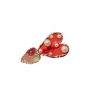 Core rouge coeur perle simple pingle  cheveux coiffe bec de canard clip frange clip ct clippicture12