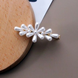 fashion pearl headdress bangs clip flower press hair side clippicture9