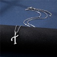 Grohandel Weibliche Edelstahl Glnzende Glatte 26 Buchstaben Schlsselbeinkette Halskettepicture54