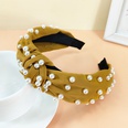 new retro pearl knotted hairband simple widebrimmed hair accessories NHUX560920picture17
