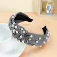 new retro pearl knotted hairband simple widebrimmed hair accessories NHUX560920picture15