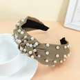 new retro pearl knotted hairband simple widebrimmed hair accessories NHUX560920picture21