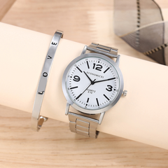 Fashion trend simple men and women casual digital dial quartz watch