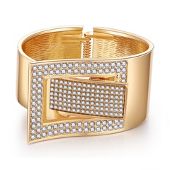 fashion creative new diamond belt buckle type alloy bracelet