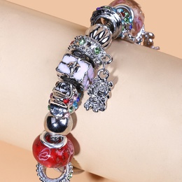 Retro Kristall Perlen Armband DIY Handgemachte Bunte Glas Perlen Armbandpicture3