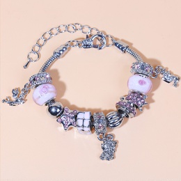 Retro Kristall Perlen Armband DIY Handgemachte Bunte Glas Perlen Armbandpicture5